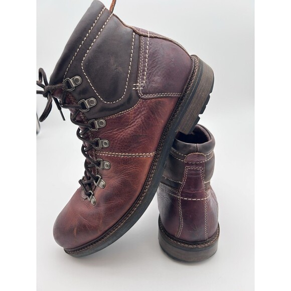Johnston And Murphy McHugh Ankle Boots Lace Up Brown Leather Waterproof Mens 10 main image 7